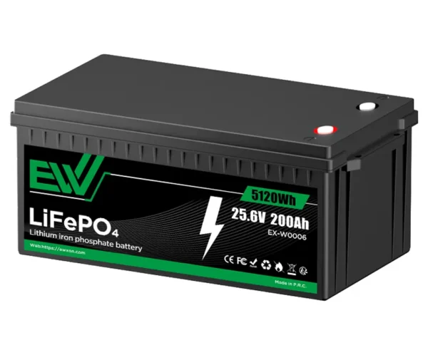 LiFePO4,Lithium Iron Phosphate,25.6V200Ah