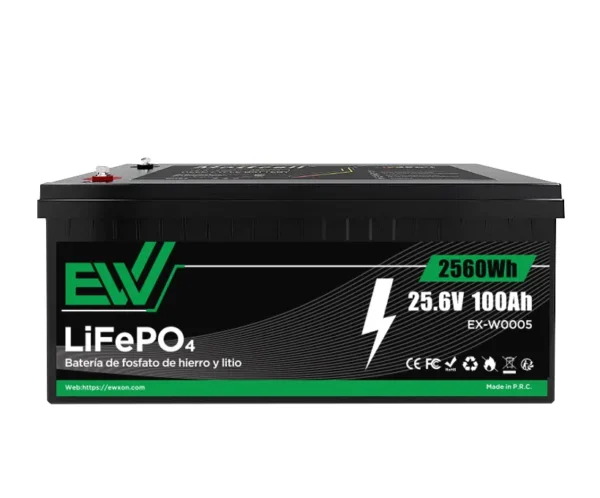 LiFePO4,Lithium Iron Phosphate,25.6V100Ah